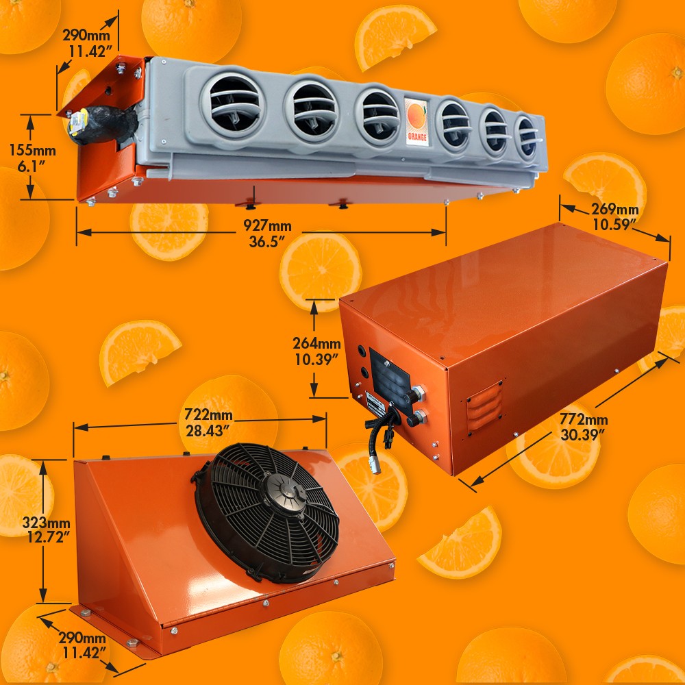 Specifications of the Orange Air Conditioner for Locomotives